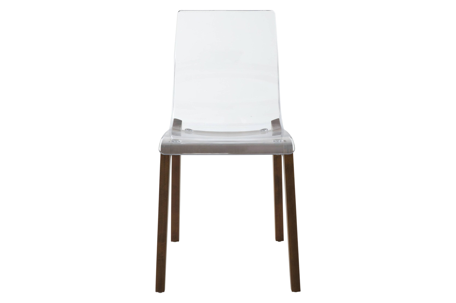 LeisureMod Marsden Modern Dining Side Chair With Beech Wood Legs - Walnut