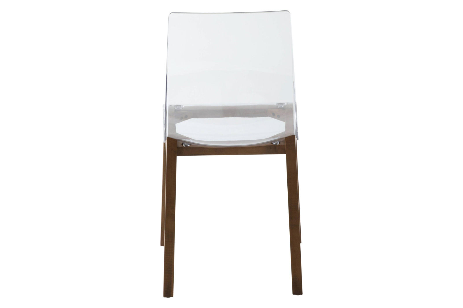 LeisureMod Marsden Modern Dining Side Chair With Beech Wood Legs - Walnut