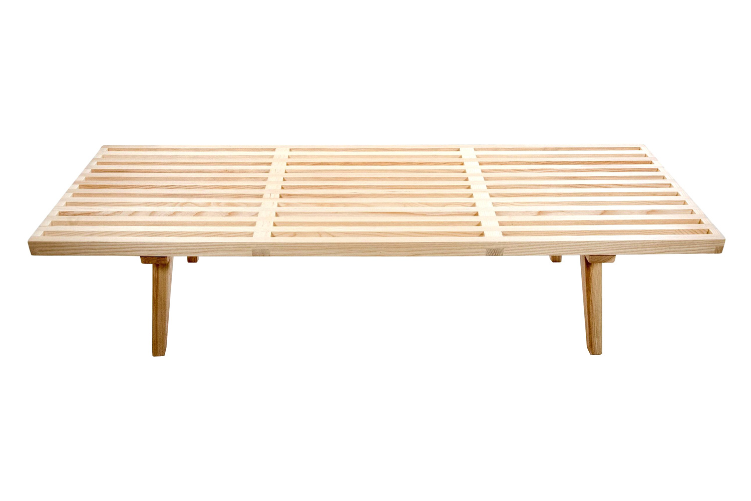 LeisureMod Mid-Century Inwood Platform Bench 5 Feet