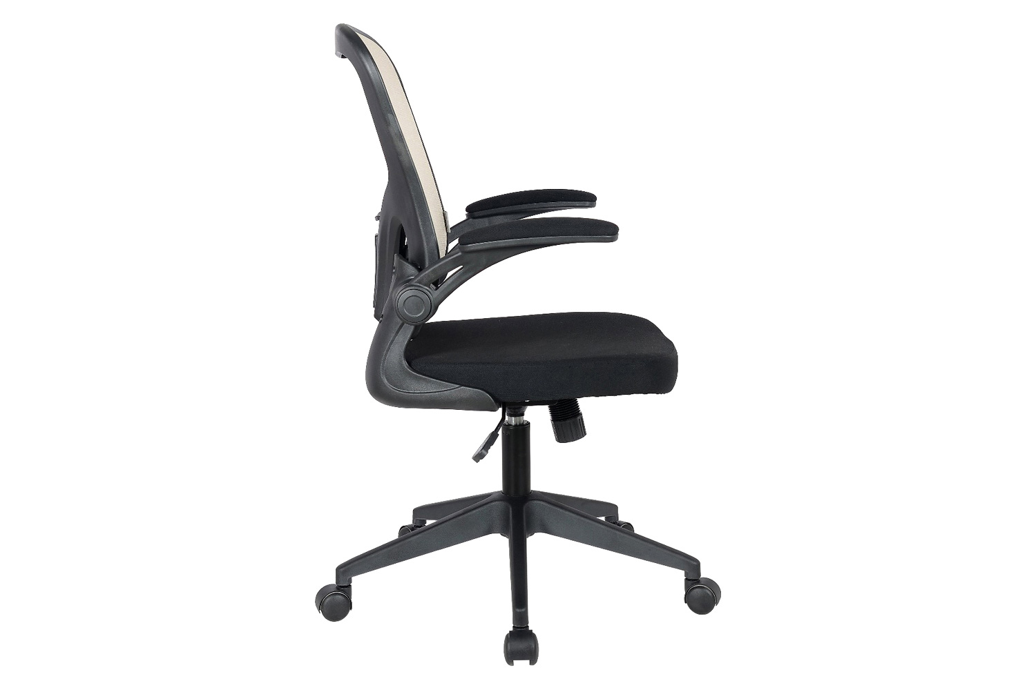 LeisureMod™ Newton Mesh Office Chair - Beige