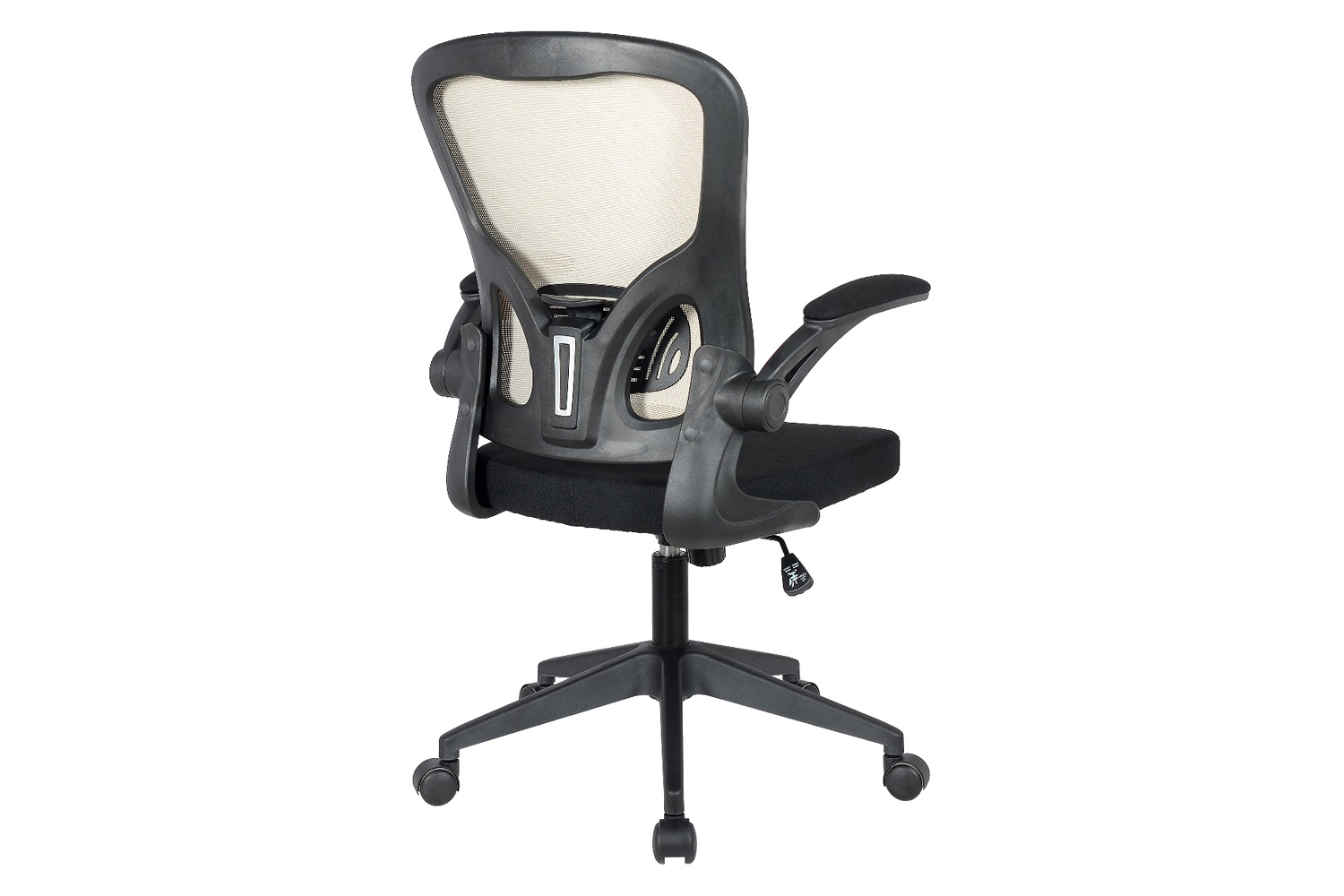 LeisureMod™ Newton Mesh Office Chair - Beige