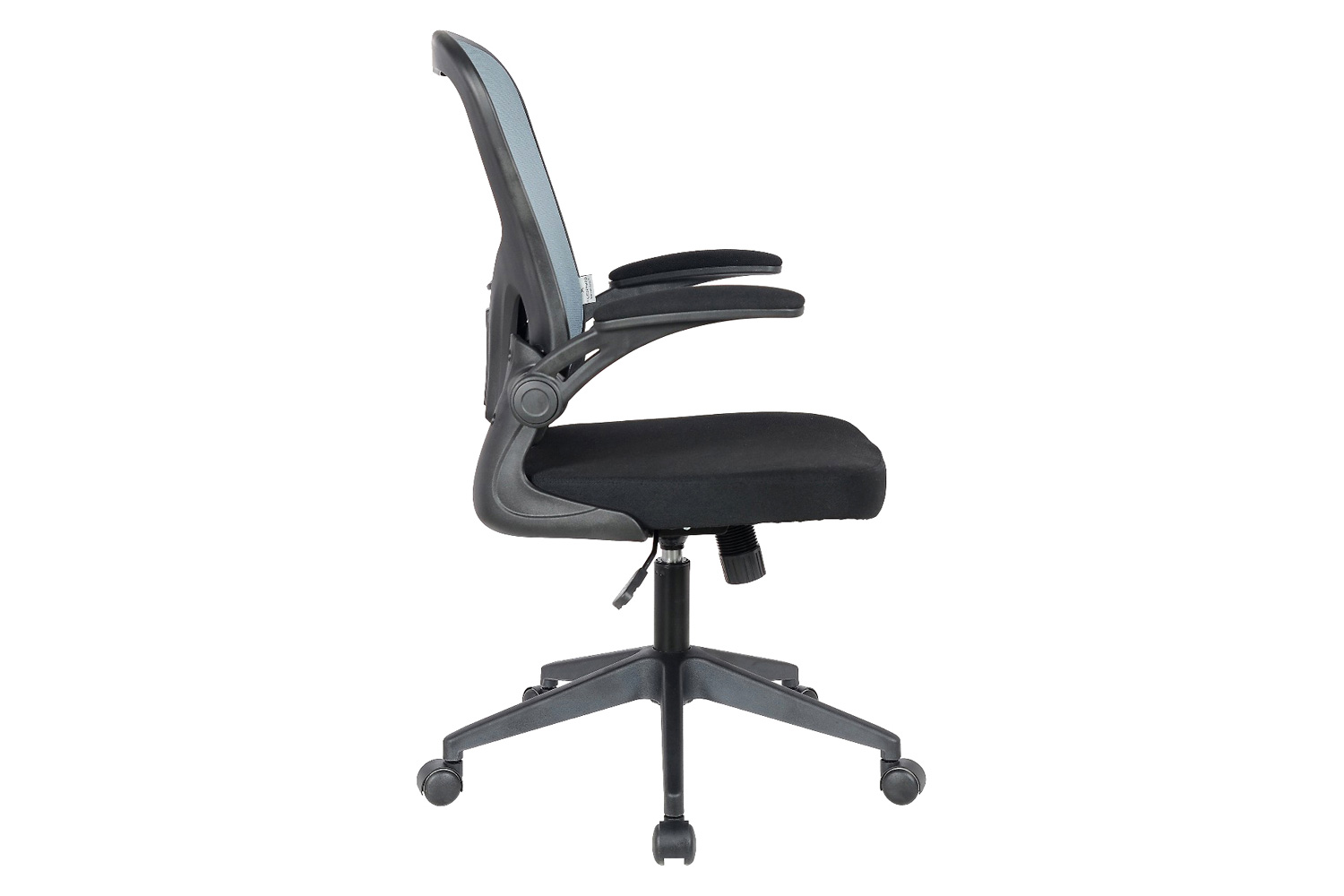 LeisureMod Newton Mesh Office Chair - Gray