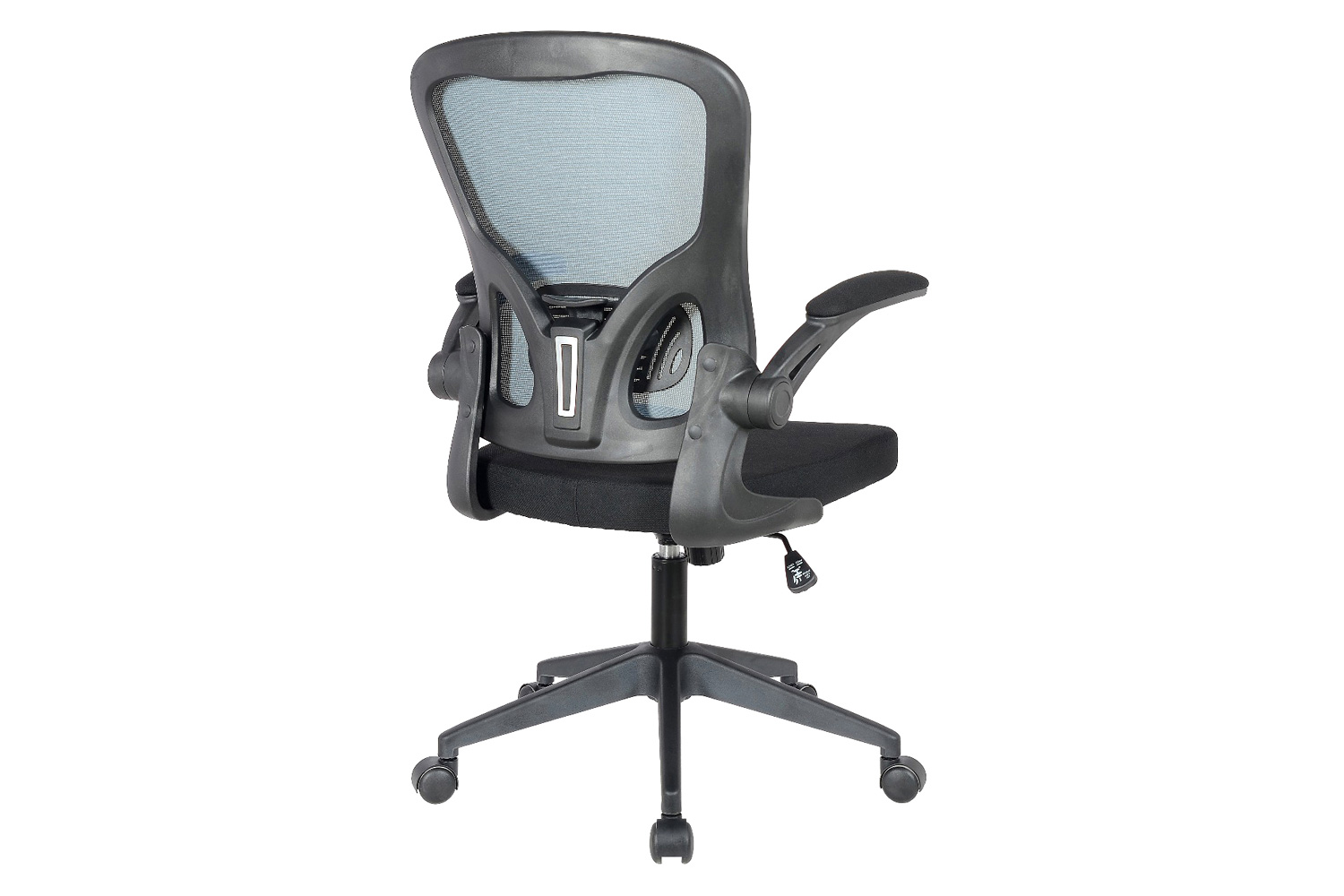 LeisureMod Newton Mesh Office Chair - Gray