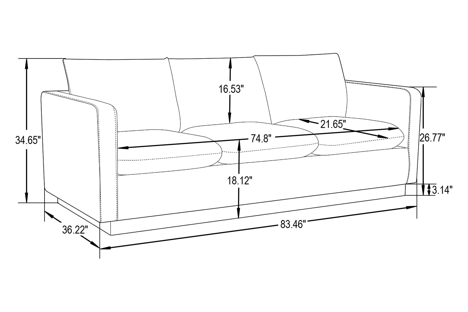 LeisureMod Nervo Modern Mid-Century Upholstered Velvet Sofa with Gold Base - Beige