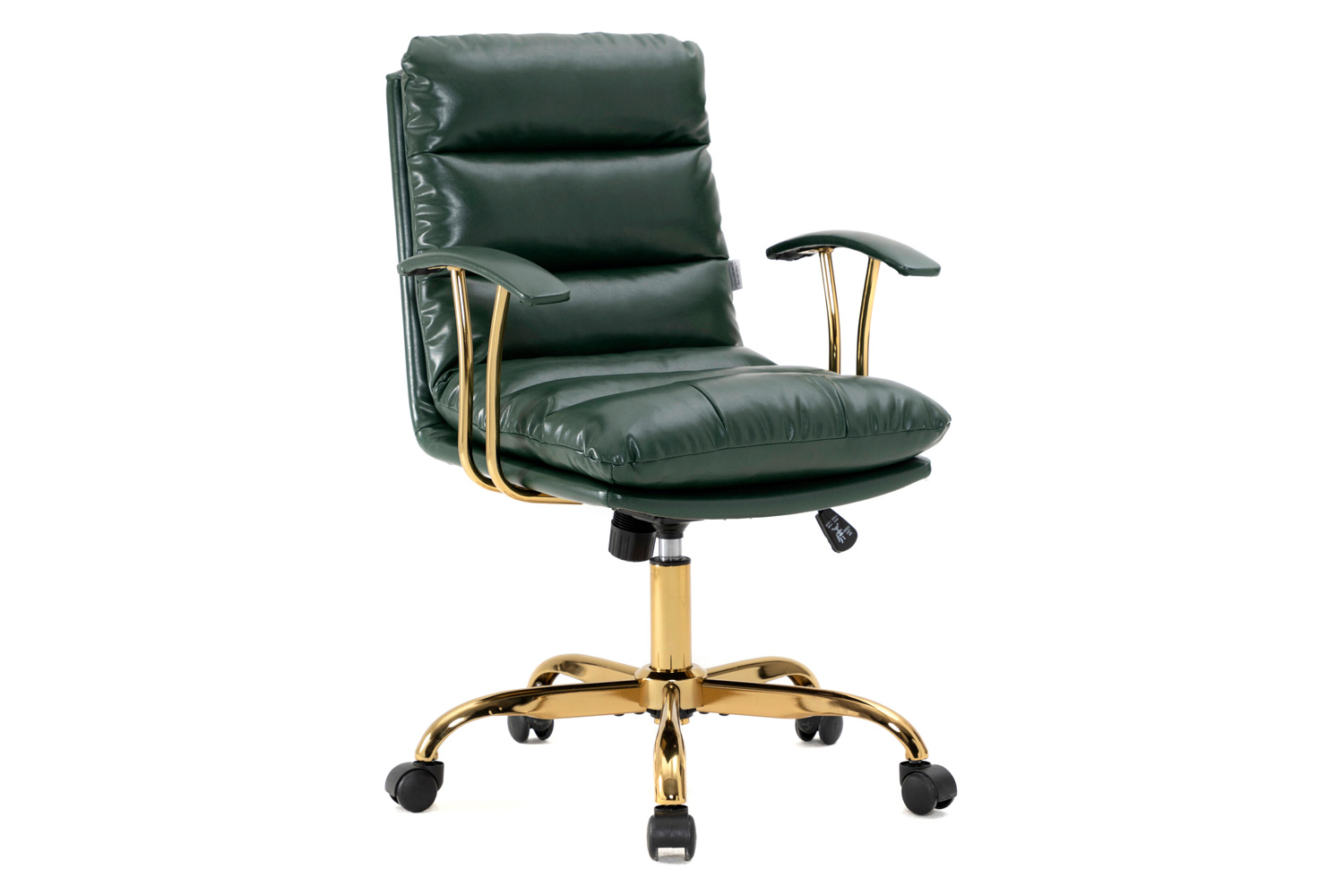 LeisureMod Regina Modern Leather Adjustable Conference Office Chair