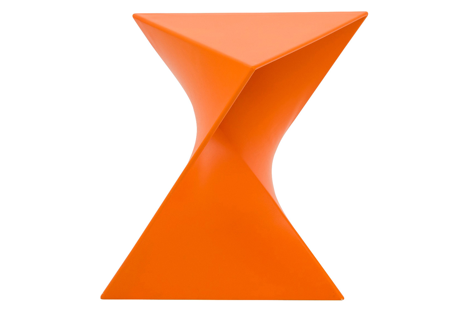 LeisureMod Randolph Modern Side End Table - Orange