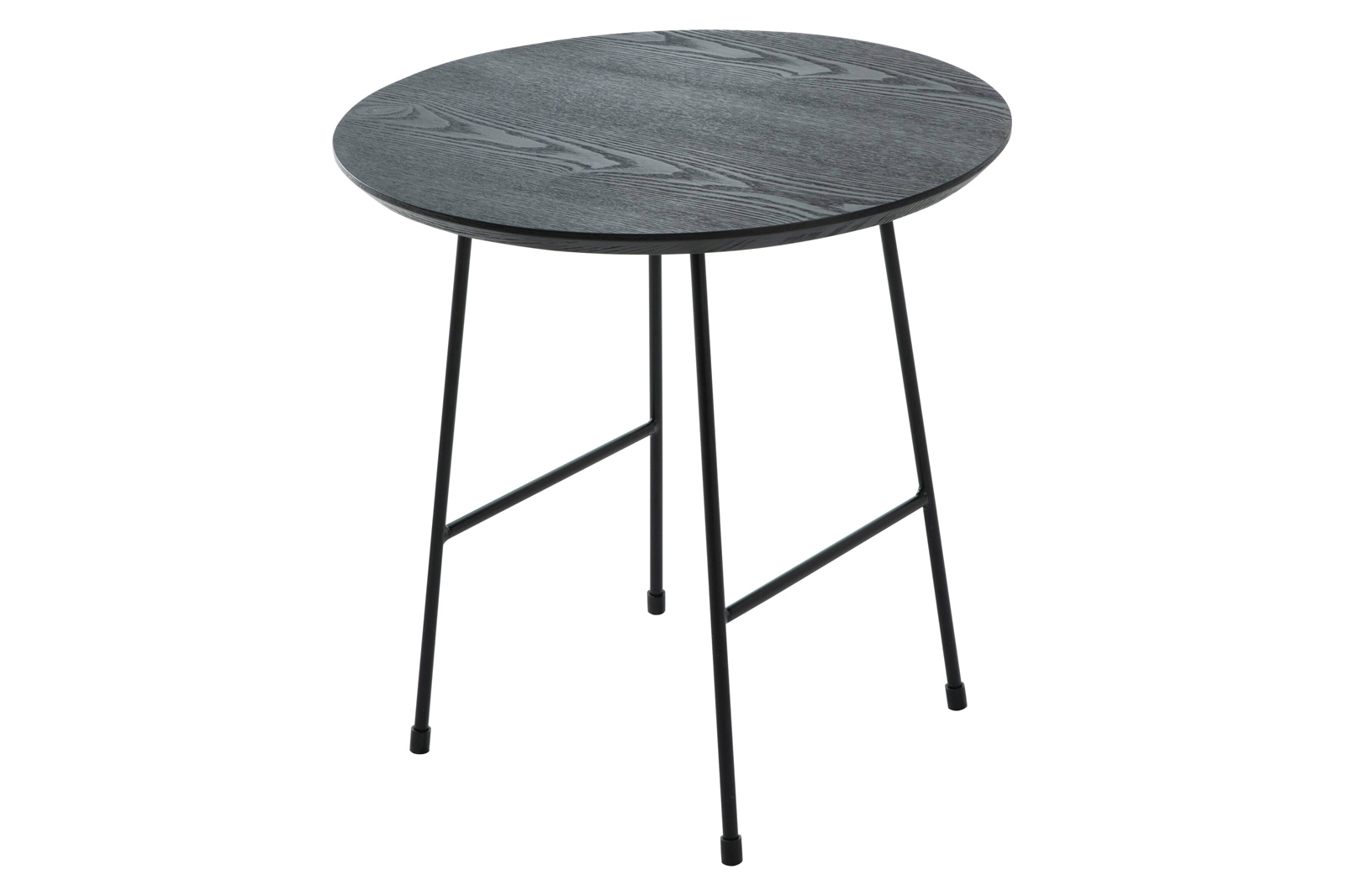 LeisureMod Rossmore Black Base Side Table