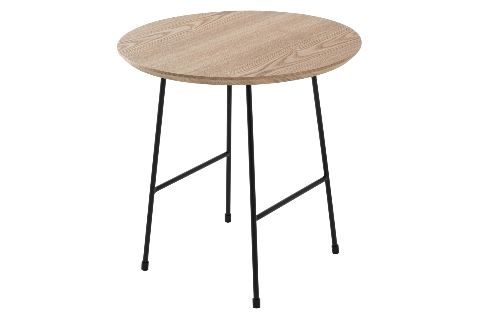 LeisureMod Rossmore Black Base Side Table