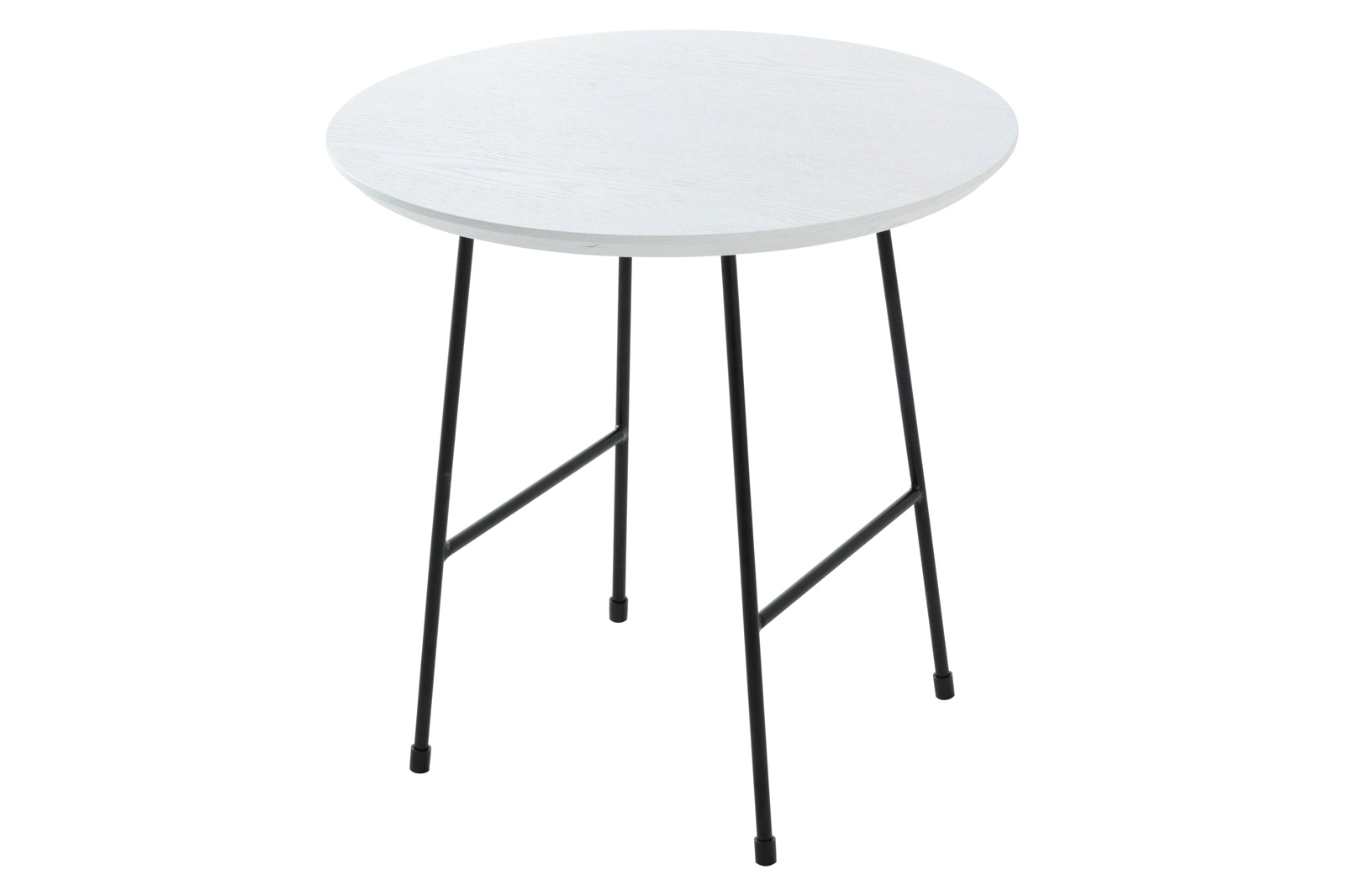 LeisureMod Rossmore Black Base Side Table