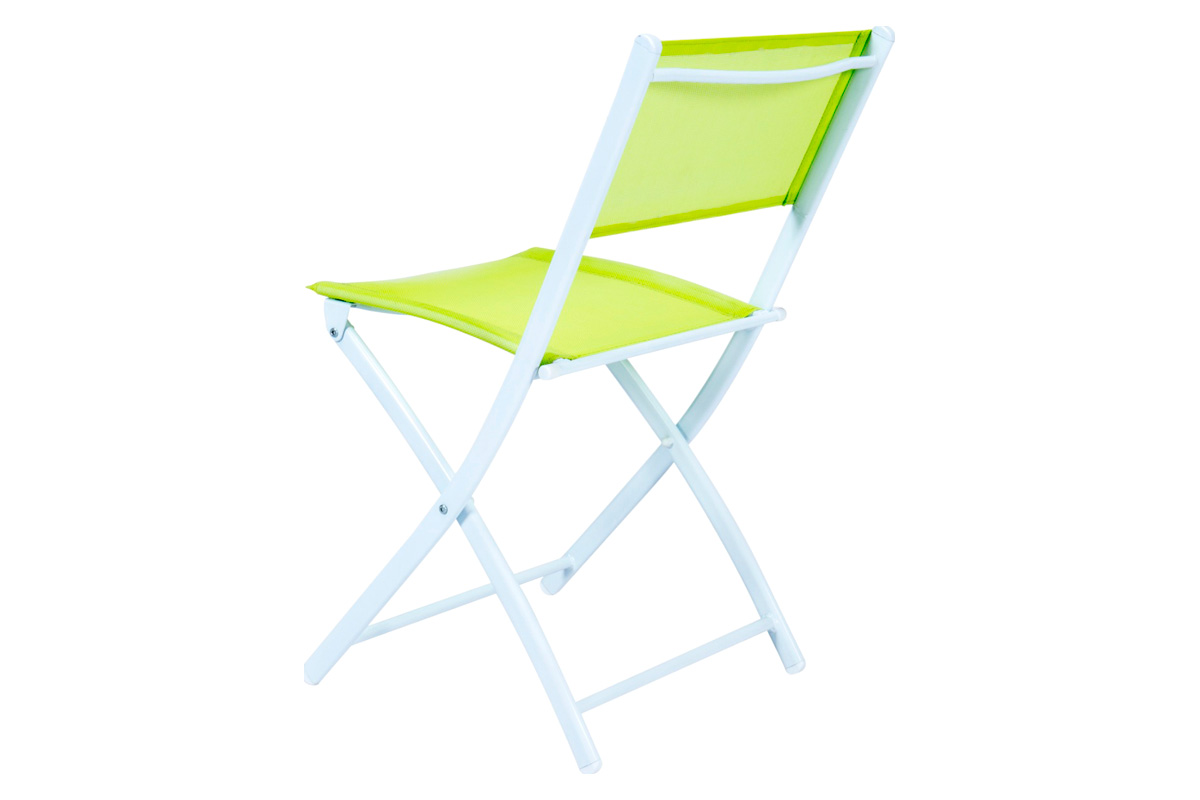 LeisureMod Sling Modern Bistro Dining Set - Green