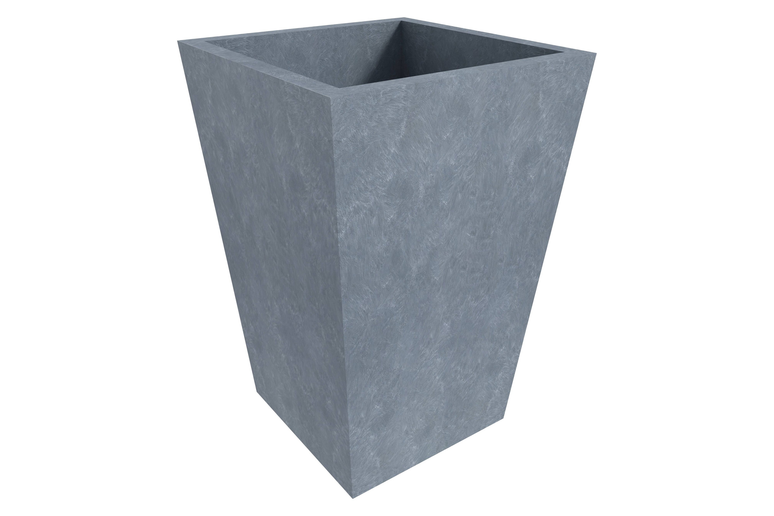 LeisureMod Serene Modern Fiberstone and Clay Planter