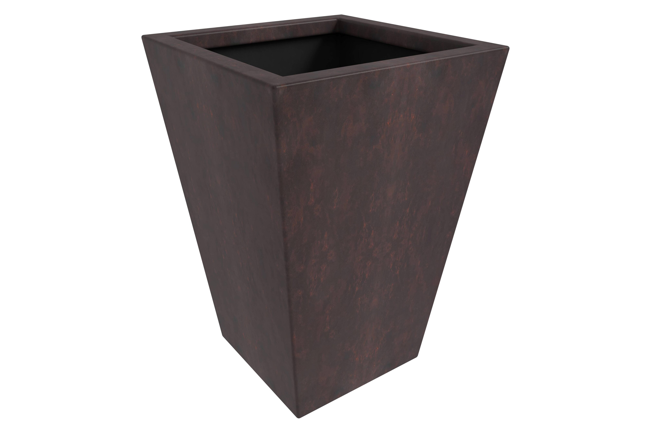 LeisureMod Serene Modern Fiberstone and Clay Planter