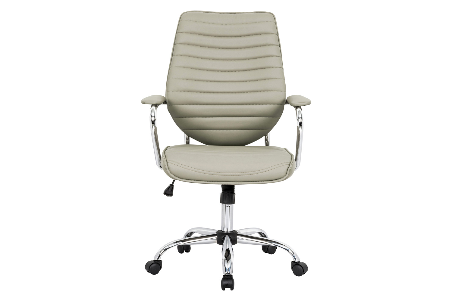 LeisureMod Winchester Leatherette Office Chair - Tan