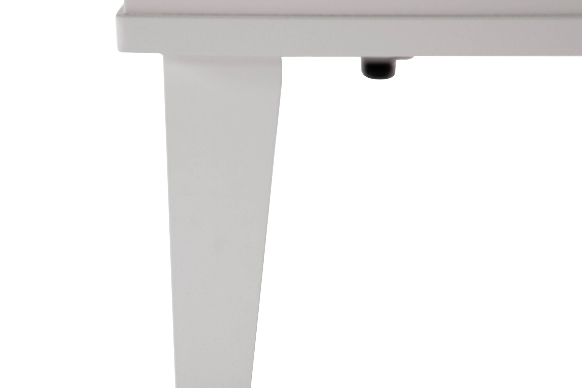 LeisureMod Walbrooke Modern Outdoor Square Fire Pit Table with Powder-Coated Aluminum Frame - White