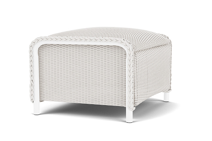 Lloyd Flanders™ Reflections Ottoman, Padded - White