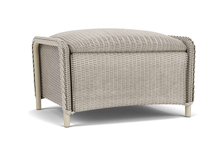 Lloyd Flanders™ Reflections Ottoman, Padded - Linen