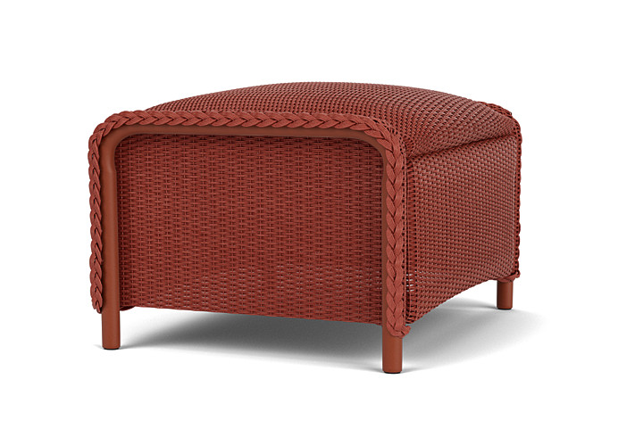 Lloyd Flanders™ Reflections Ottoman, Padded - Terracotta