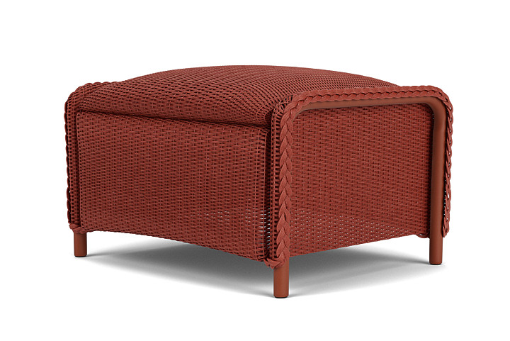 Lloyd Flanders™ Reflections Ottoman, Padded - Terracotta