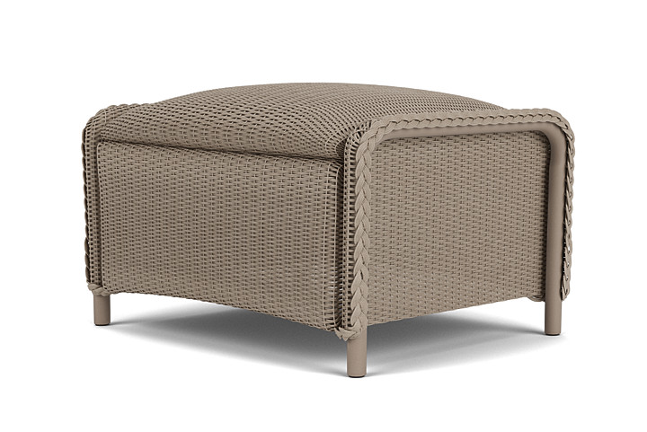 Lloyd Flanders™ Reflections Ottoman, Padded - French Beige