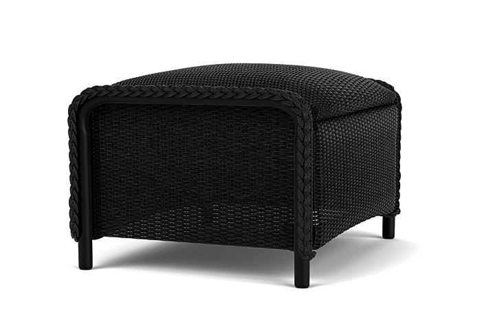 Lloyd Flanders™ Reflections Ottoman, Padded - Ebony