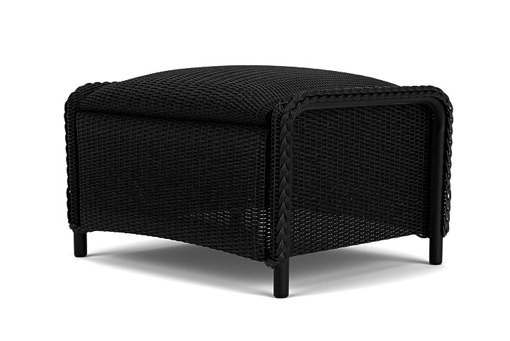 Lloyd Flanders™ Reflections Ottoman, Padded - Ebony