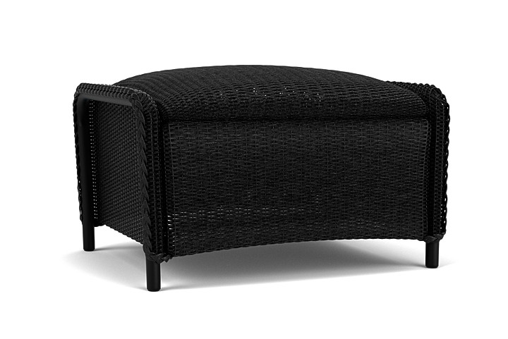 Lloyd Flanders™ Reflections Ottoman, Padded - Ebony