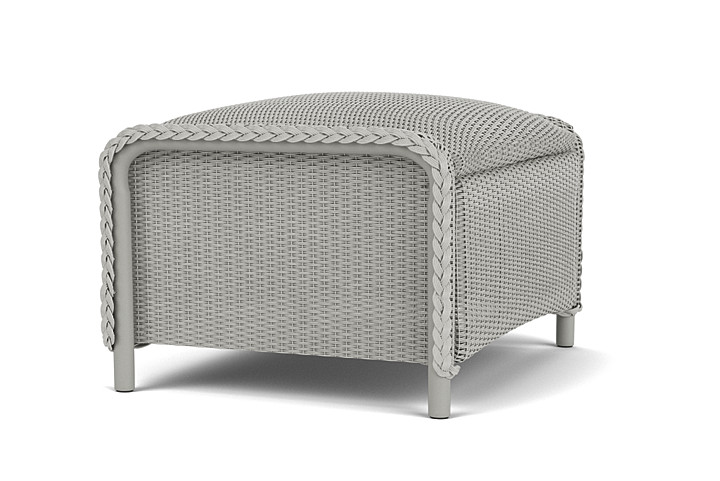 Lloyd Flanders™ Reflections Ottoman, Padded - Platinum