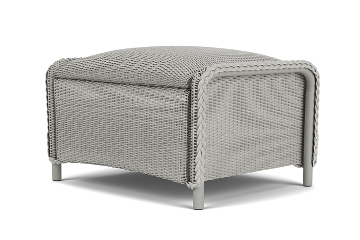 Lloyd Flanders™ Reflections Ottoman, Padded - Platinum