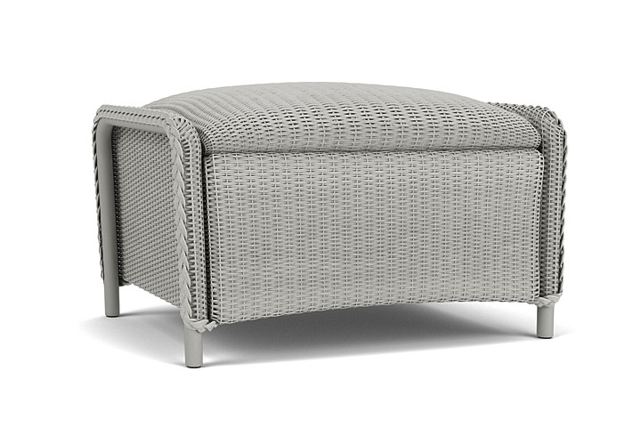 Lloyd Flanders™ Reflections Ottoman, Padded - Platinum