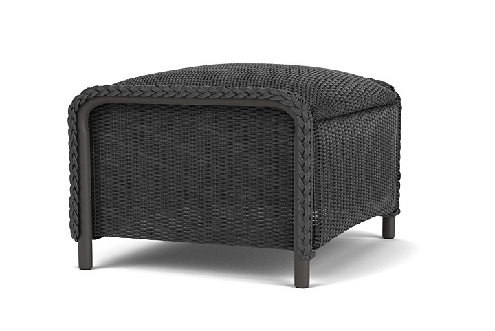 Lloyd Flanders™ Reflections Ottoman, Padded - Charcoal