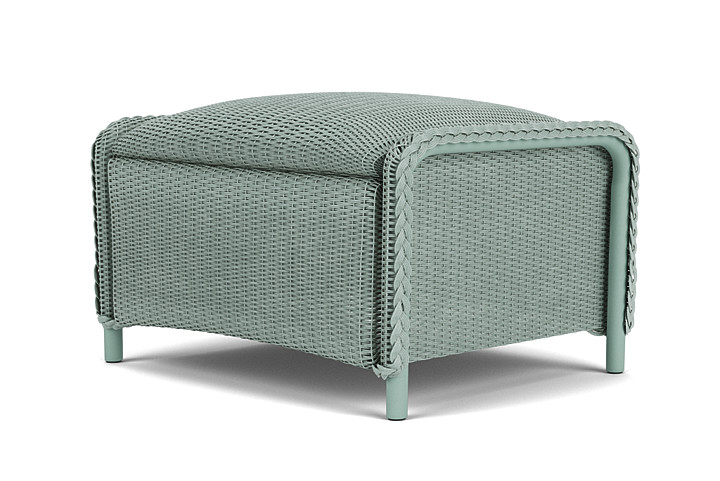 Lloyd Flanders™ Reflections Ottoman, Padded - Sea Glass