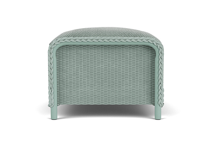 Lloyd Flanders™ Reflections Ottoman, Padded - Sea Glass