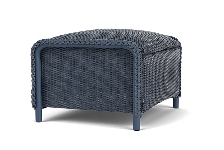 Lloyd Flanders™ Reflections Ottoman, Padded - Denim Blue