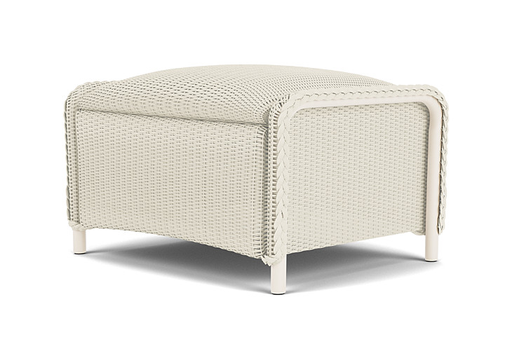 Lloyd Flanders™ Reflections Ottoman, Padded - Ivory