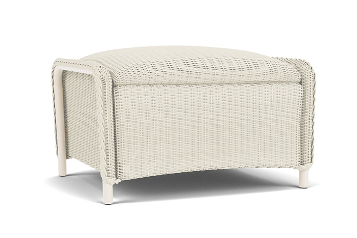 Lloyd Flanders™ Reflections Ottoman, Padded - Ivory