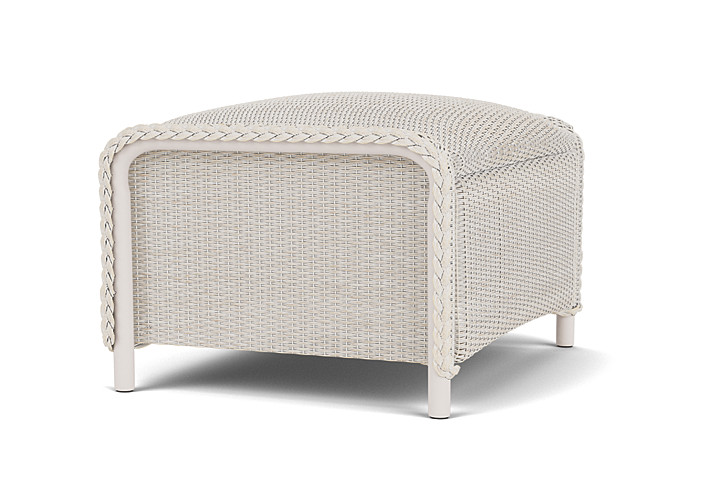 Lloyd Flanders™ Reflections Ottoman, Padded - Antique White