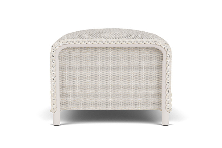 Lloyd Flanders™ Reflections Ottoman, Padded - Antique White