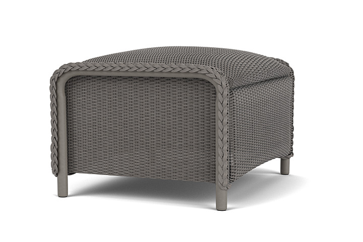 Lloyd Flanders™ Reflections Ottoman, Padded - Pewter