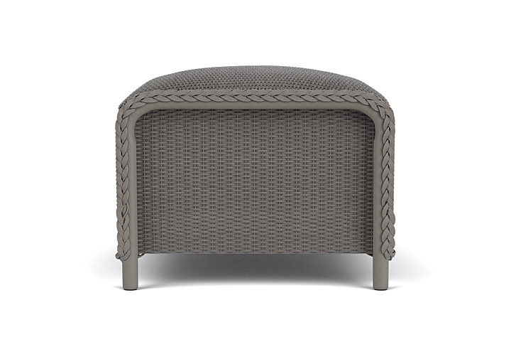 Lloyd Flanders™ Reflections Ottoman, Padded - Pewter