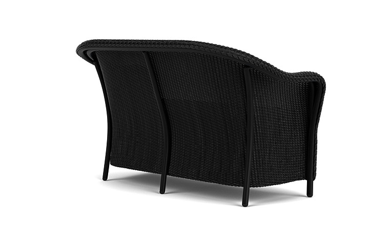 Lloyd Flanders™ Reflections Loveseat with Padded Seat - Ebony