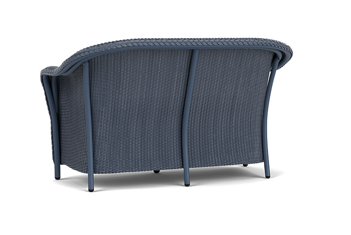 Lloyd Flanders™ Reflections Loveseat with Padded Seat - Denim Blue