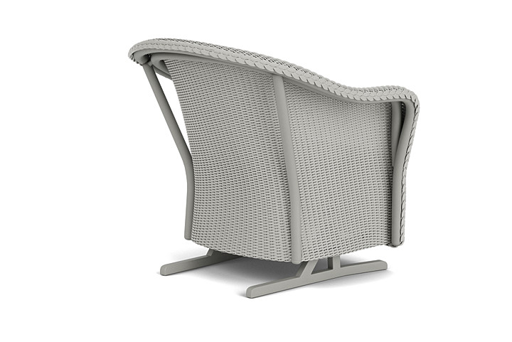 Lloyd Flanders™ Reflections Spring Rocker with Padded Seat - Platinum