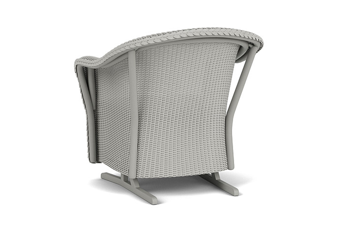 Lloyd Flanders™ Reflections Spring Rocker with Padded Seat - Platinum