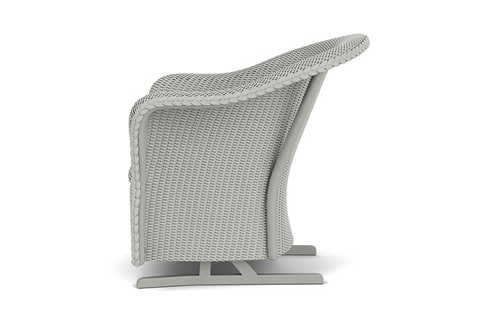 Lloyd Flanders™ Reflections Spring Rocker with Padded Seat - Platinum