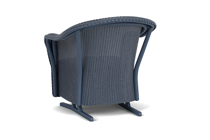 Lloyd Flanders™ Reflections Spring Rocker with Padded Seat - Denim Blue