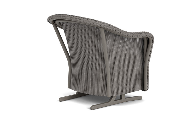 Lloyd Flanders™ Reflections Spring Rocker with Padded Seat - Pewter