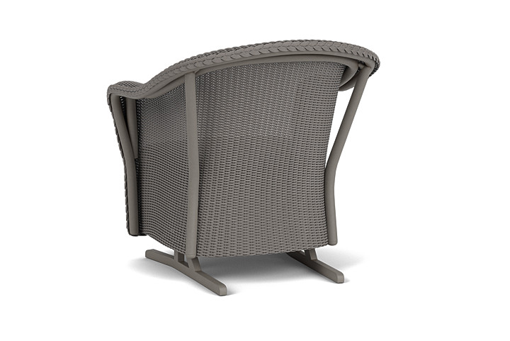 Lloyd Flanders™ Reflections Spring Rocker with Padded Seat - Pewter