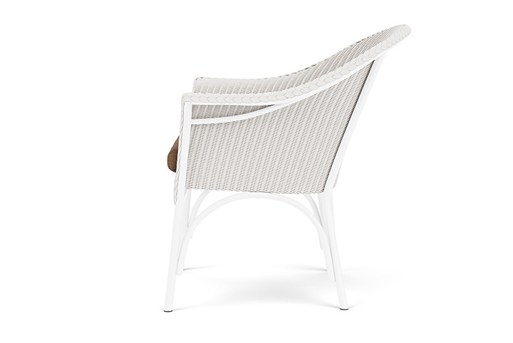 Lloyd Flanders™ All Seasons Lounge Chair - White, Canvas Natural