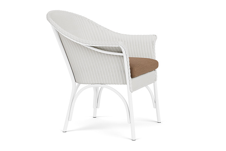 Lloyd Flanders™ All Seasons Lounge Chair - Matte White, Canvas Natural