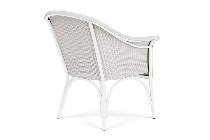 Lloyd Flanders™ All Seasons Lounge Chair - Matte White, Canvas Natural